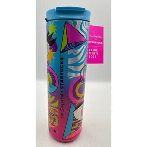 Starbucks X Tim Singleton Rainbow Peace Pride Fiertré 2023- 16oz Tumbler